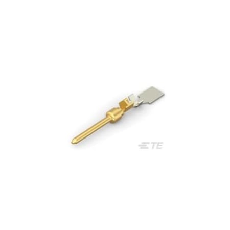 Te Connectivity Connector Contact, Size 20 Stud Size, 22 AWG, Yellow, Crimp Termination Only 745254-7